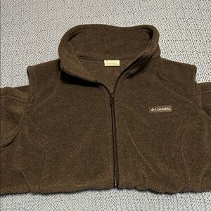 Columbia Men's Grey Zip-Up Vest